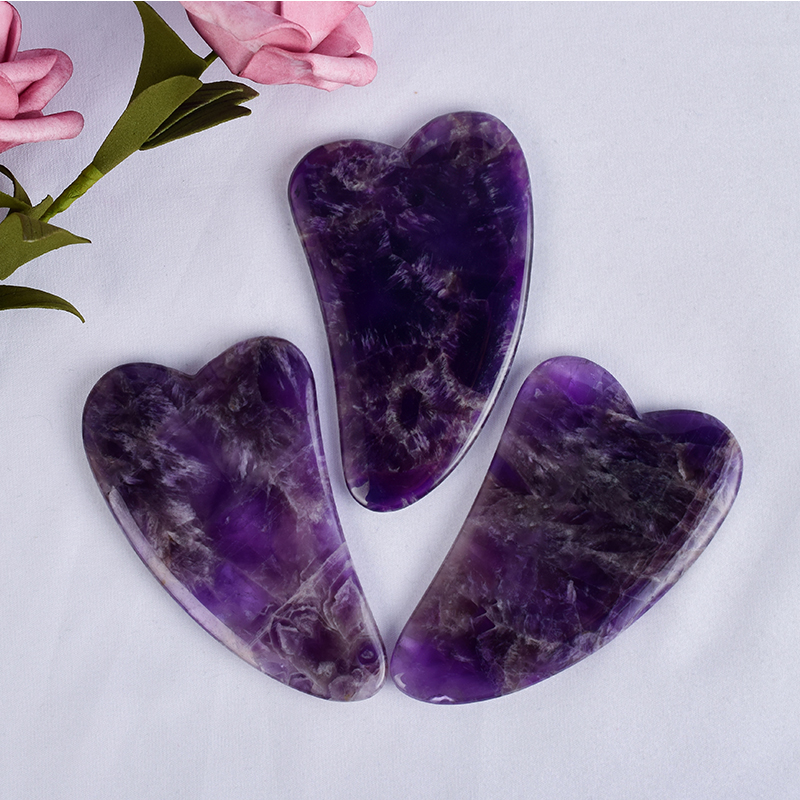 amethyst gua sha tool