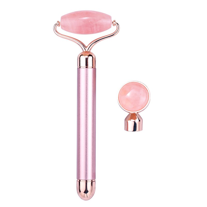 Electric Rose Quartz Roller